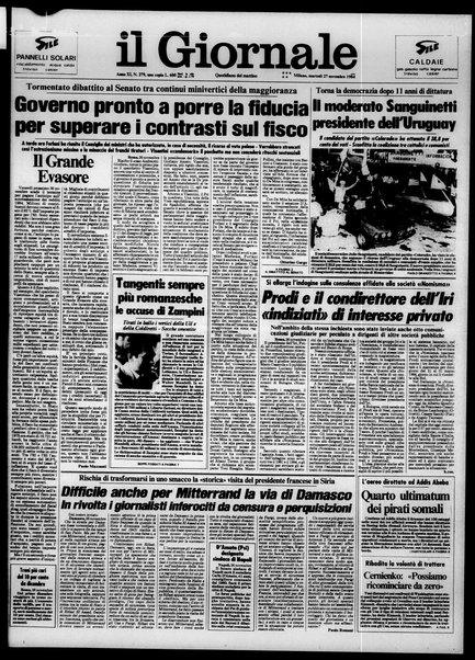 Il giornale : quotidiano del mattino